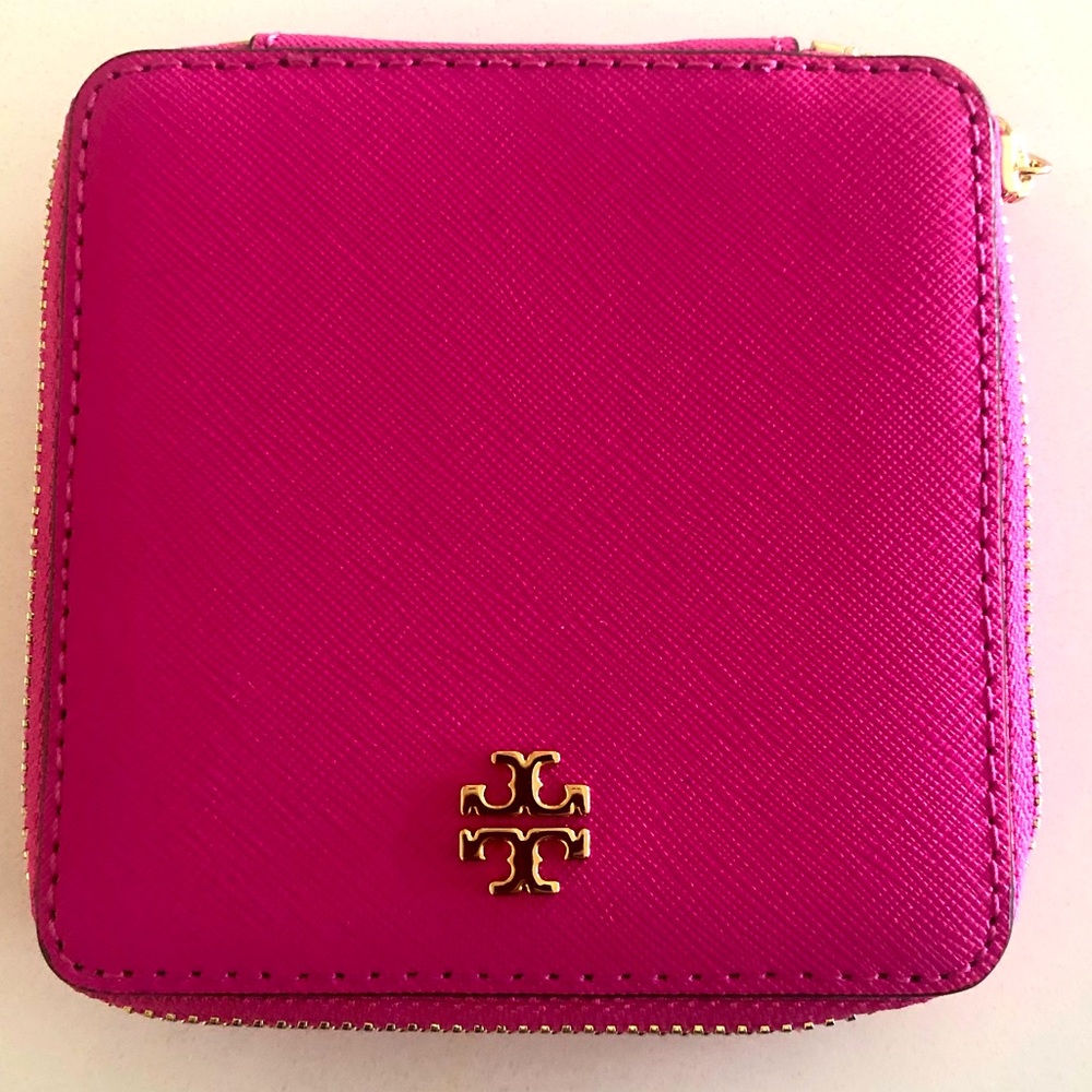 Tory Burch travel jewelry case